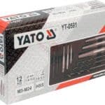 Razred ključeva za bušilice, 12 komada, za M3-M24, HSS, visokoučinkoviti set buša.