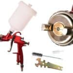 Kompresorski alat za auto industriju, pistolj za bojenje i različiti dijelovi za kompresore.