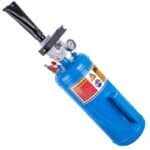 Visokokvalitetni industrijski plinski rezervoar sa sigurnosnim ventilom i manometrom, idealan za profesionalne i hobističke alate.