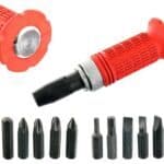 Razdjelnik za udarač sa setom nastavaka za vađenje čavala i bušenja.