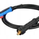 Air tools, plavi priključak i crna kabl za zrak, visokokvalitetni set za industrijsko korištenje.