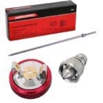 Nozzle, air cap set for air tools, compatible with various spray guns and compressors.