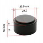 29,9mm čelika gumena podložnica za industrijske alate.