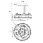 Motor za Karcher NT 35/1 40/1 45/1 55/1 65/2 WD 30140 - Image 4