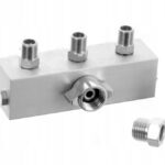 Visoka kvaliteta ventil za kompresor s priključcima za zrak, prikladno za industrijske alate.