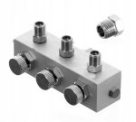 Račva za Airbrush kompresor 3 izlaza 1/8" BD13-3 - Image 2