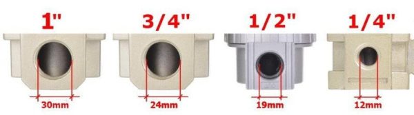 Regulator Pritiska Filter za Kompresor 1/2" AW4000-04D - Image 2