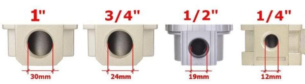 1/2" Regulator zraka Filter za Kompresor Kondenz 40um - Image 4