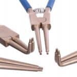 Precizna slika profesionalnih pneumatskih alata za industrijsku upotrebu.