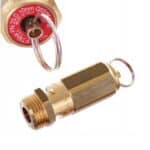 Visoke kvalitete industrijski ventil za zrak, kompresorski dijelovi, zavareno od mesinga.