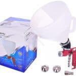 Air tools, ručna yapka za zrak, profesionalni air hopper gun, model FR-301 sa nastavcima i potrošnim dijelovima.