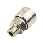 Metalni priključak za vazdušne alate, industrijska konekcija, visok kvalitet, brza montaža.