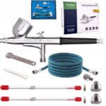 Rezervni dijelovi za aerograf, komplet za čišćenje i održavanje aerografa, profesionalni pribor za bojenje.