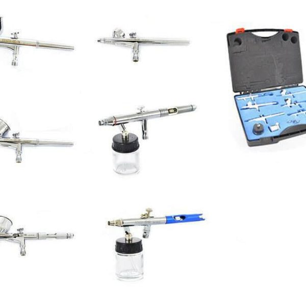 Airbrush Set 6/1 Fengda BD-813 0,2 - 0,3 - 0,35 - 0,5mm