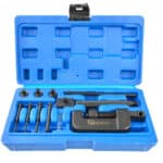 Precizni alat za autoservis, komplet od 8 komada u plavnoj kutiji.