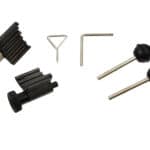 Razni setovi za čekiće i usisavanje za vazdušne alatke, uključujući nastavke i ključeve.