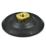 Alt tekst: Zeleni i crni pneumatski alat sa zlatnim navojem, industrijski komad.