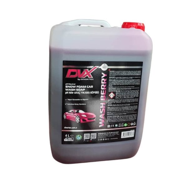DivorteX Wash Berry Aktivna Pjena za Pranje Auta 4L pH Neutralna