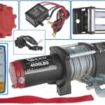 Teška električna dizalica za podizanje do 4500 lbs sa digitalnim upravljačem i sigurnosnim uređajima.