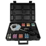 Set za brzinsko zavarivanje i alat za zavarivanje u kovčegu.