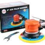 Sander za zračni palm, 6", profesionalni alat za brušenje i poliranje.