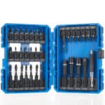 Rezerni set za odvijače i nastavke za kompresor, visok kvalitet, profesionalni alati.