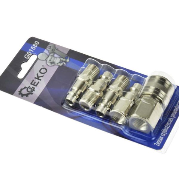 Set Brzih Spojki Euro Spojnica za Kompresor 5/1 GEKO 1/4"
