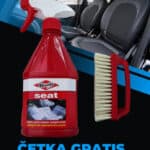 Čistač za presvlake automobila, sredstvo za održavanje i čišćenje sjedala.