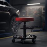 Radna Pokretna Radionička Stolica Tabure sa Policom za Alat 200kg - Image 3