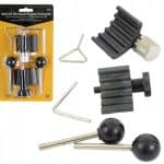 Gume za brzu spojnicu za kompresor, set za montiranje i alate za servisiranje.