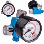 Mini regulator Pritiska Manometar za Špricu Pnematski Alat 1/4"