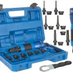 Razvodnik za pneumatske alate u plavnoj kutiji, set za popravljanje i održavanje pneumatskih alata, visokokvalitetni dijelovi za kompresore, lakoća rada.