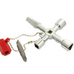 Okrugli ventil spoj sa ručkom i ključem za brzu zamjenu, industrijska oprema za kompresore i pneumatiku.