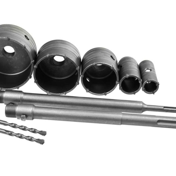 Kroneri 30 40 65 80 100mm i Adapter 350mm Za SDS PLUS i MAX Set