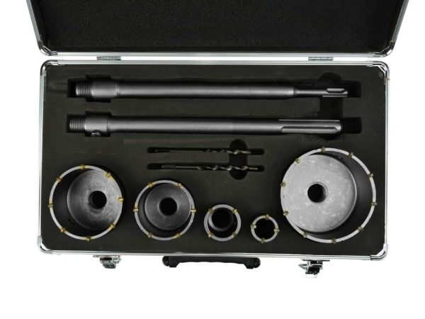 Kroneri 30 40 65 80 100mm i Adapter 350mm Za SDS PLUS i MAX Set