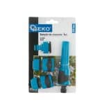 Osovina za zračne alatke sa 1/2" priključkom, plavi komplet za navodnjavanje i vrtne alate.