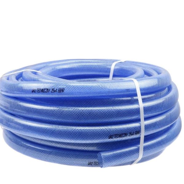 Ojačano Crijevo Za Kompresor Zrak Vodu 25X4MM Providno Tehničko