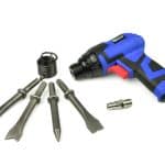 Alat za zrak, ručni pneumatski alat sa dodatnim nastavcima za brušenje i bušenje.