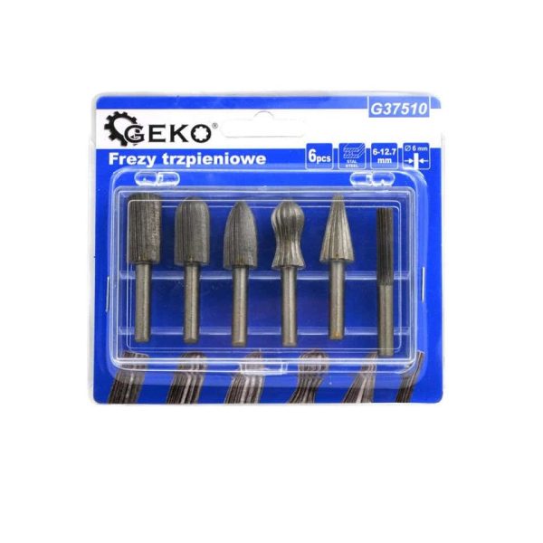 Set 6/1 HSS Turpija Glodala Frezera Za Bušilicu 6-12,7MM GEKO