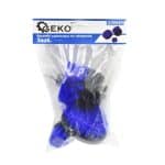 Zračna četka za čišćenje, plavi i crni ulošci, za industrijsku upotrebu.