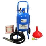 Siplerski alat, kompresor za čišćenje sa prskalicom i potrošnim materijalima za auto details.