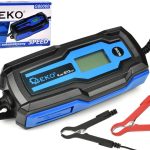 Battery charger for automotive batteries, portable electronic device for charging car batteries.