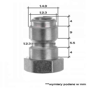 Brza Spojnica Utikač Muška BASIC za Karcher na 3/8" M BSP