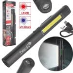 Led Lampa Za Radionice Sa Magnetom 5W+3W UV Laser 800mAh