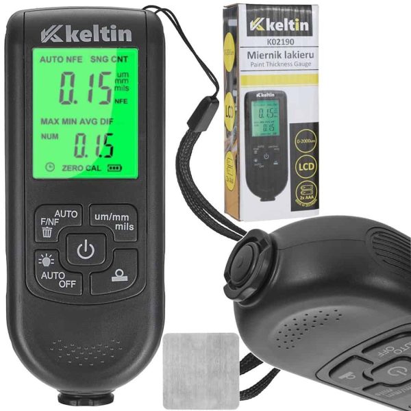 Mjerač Debljine Sloja Farbe Boje Digitalni LCD Display KELTIN