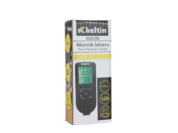 Visoki kvalitet i preciznost mjerila za debljinu sloja boje, LCD ekran, napajanje s 2 AAA baterije, sigurni i pouzdani alati za rad.