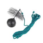 Zaštita za rad na visini sa sigurnosnom kuglom i užetom, profesionalna oprema za siguran rad.