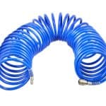 Plavi zračni crevi za industrijsku upotrebu.