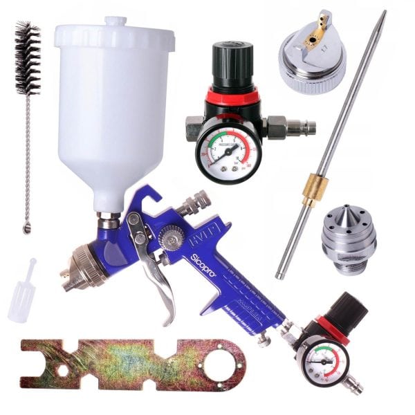 Šprica Za Farbanje SICOPRO Dvije Dizne i Regulator 1,4mm 1,7mm