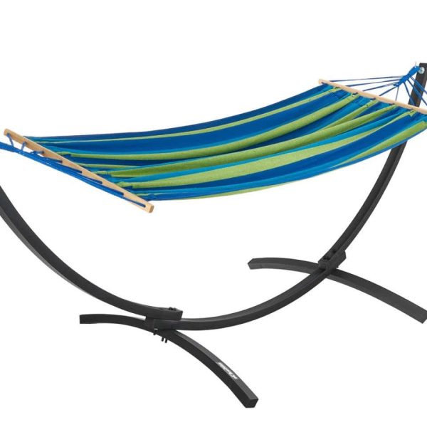 Vrtna Sobna Ljulja Ljuljaška Mreža Sa Postoljem 200X100CM 200KG
